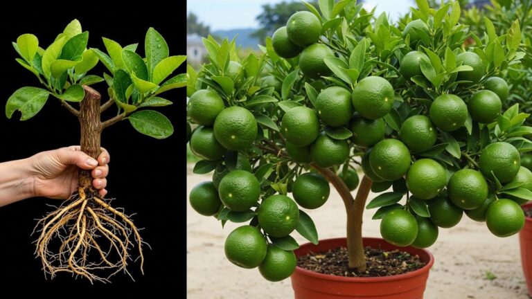 Cette astuce oubliée fait pousser des citronniers avec des pommes de terre… Découvrez