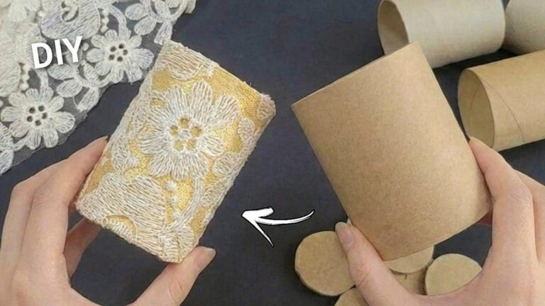 Cette méthode astucieuse transforme vos rouleaux de carton en décorations élégantes…