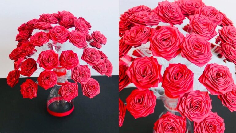 Une vieille astuce pour transformer vos bouteilles en plastique en vases époustouflants…