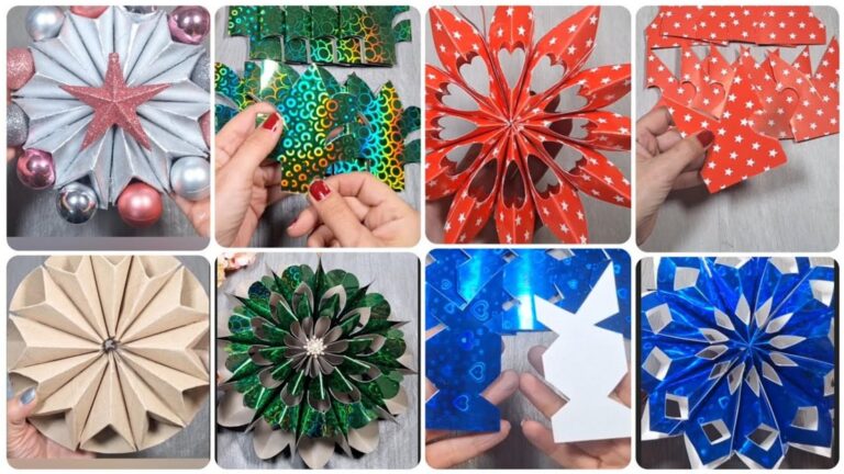 Une idée toute simple pour transformer des rouleaux de papier en décorations étonnantes…
