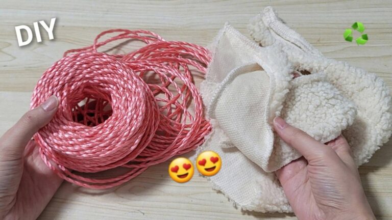 Cette astuce étonnante transforme corde et tissu en un objet déco irrésistible…