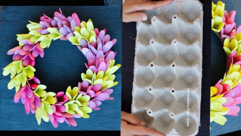 Cette astuce transforme vos boîtes d&rsquo;œufs en décoration murale éblouissante…