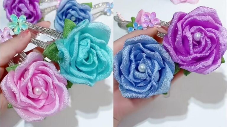 Avec cette astuce couture, créez des fleurs en tissu qui subliment votre jardin…
