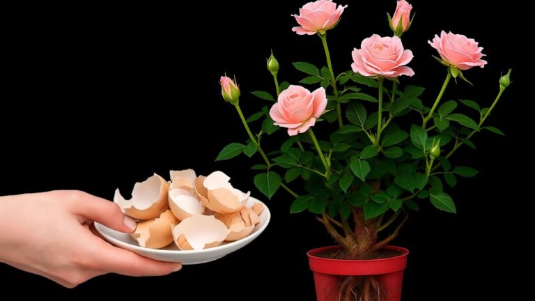 Transformez 3 coquilles d&rsquo;œufs en racines pour vos pétales de rose !