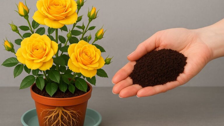 Faites fleurir vos rosiers en 1 nuit avec cette astuce simple et efficace !