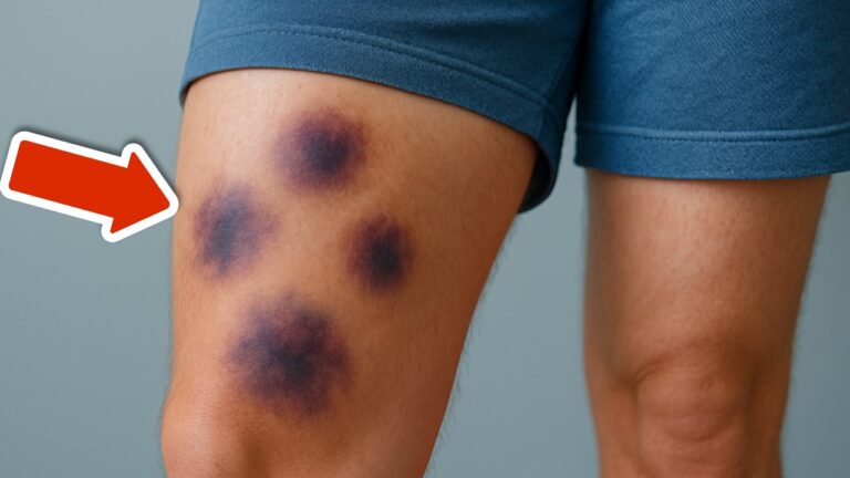 Préviens 5 maladies cachées si tu as souvent des bleus sur la peau !