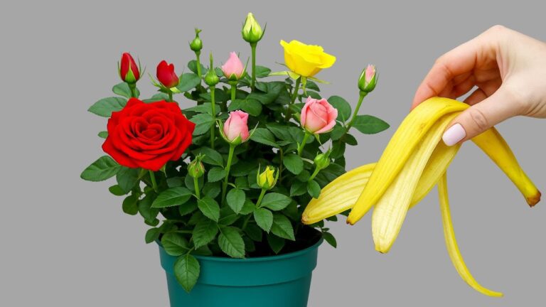 5 astuces pour faire germer des racines sur vos tiges roses avec des peaux de banane !