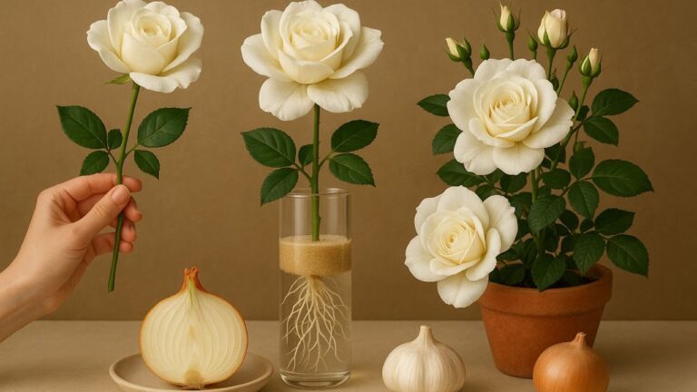 Faites pousser vos boutures de roses en 1 nuit avec cette astuce simple !