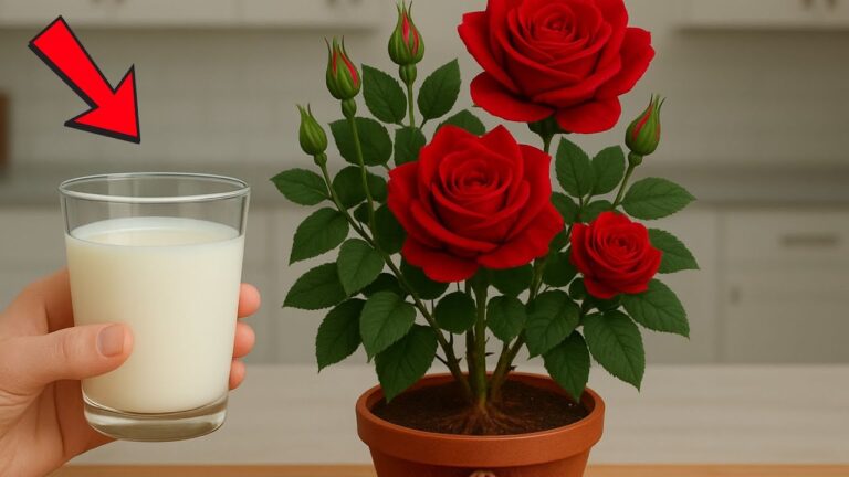1 verre de pétales de rose pour faire pousser 100 racines rapidement !