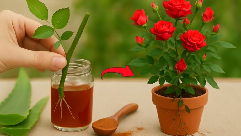 1 tasse pour faire fleurir vos boutures de rose en 24 heures !