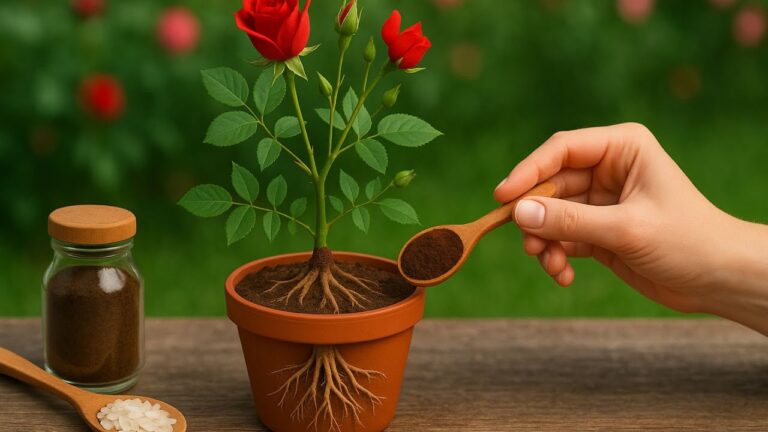 3 astuces pour faire raciner vos boutures de roses avec du riz et du café !
