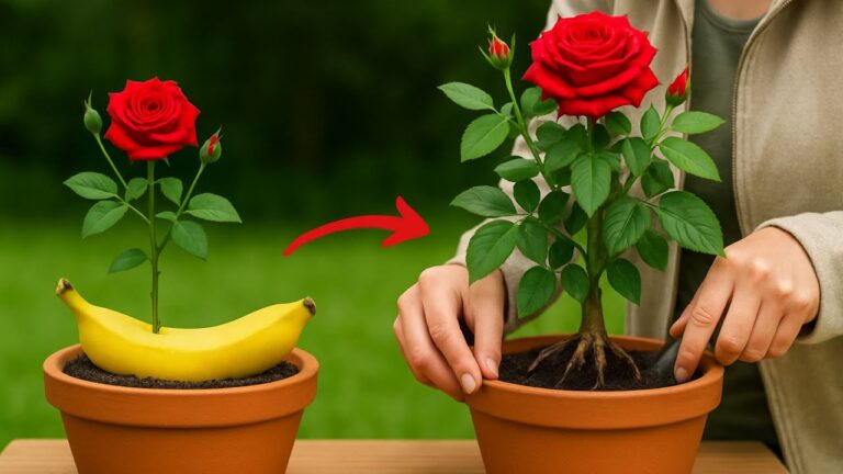 3 étapes simples pour multiplier vos roses avec des bananes !