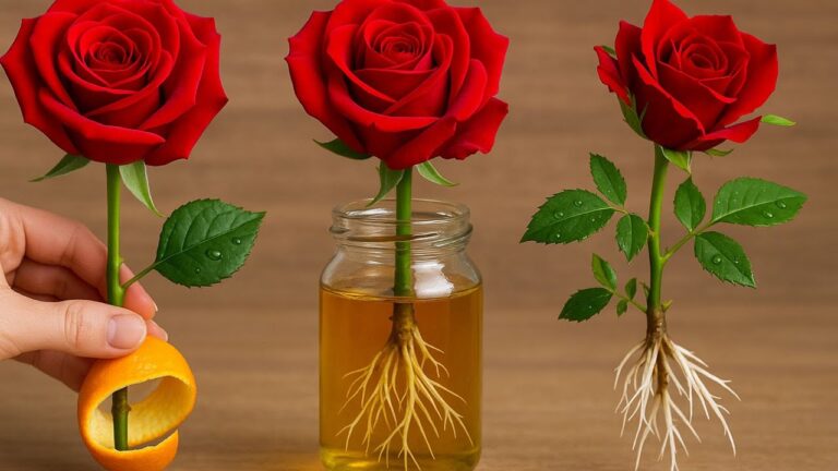 Fais pousser 999 racines en une nuit avec cette astuce simple pour boutures de roses !