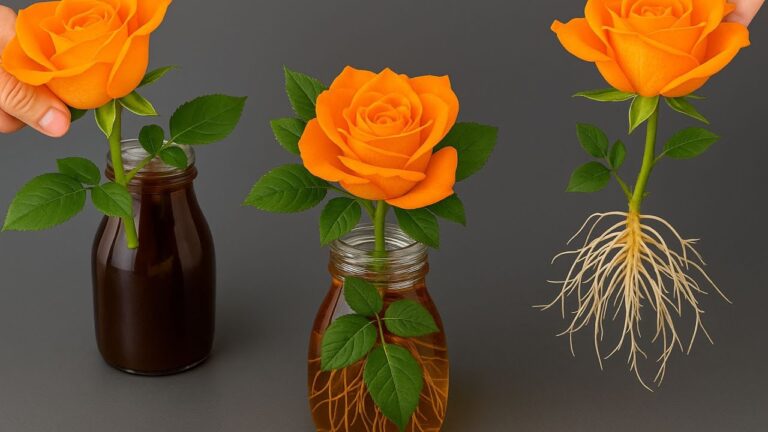 Faites pousser 100 racines et des fleurs toute l&rsquo;année avec cette astuce simple !