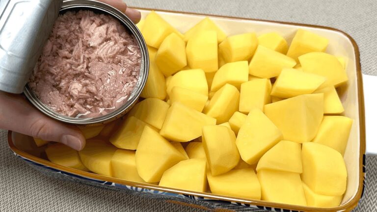 5 idées de dîners simples avec thon et pommes de terre en boîte !
