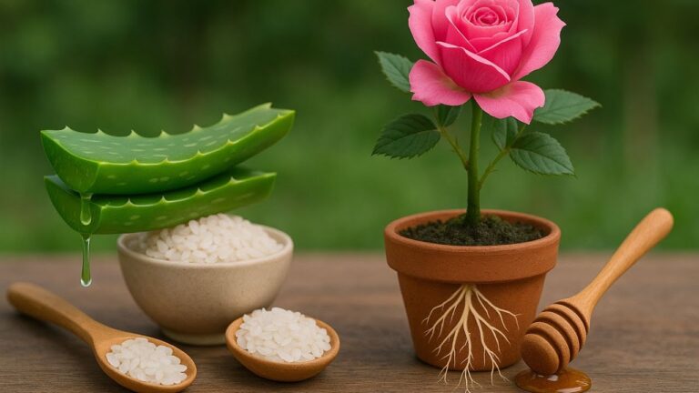 4 astuces pour faire fleurir vos boutures de rose avec Aloe Vera et riz !