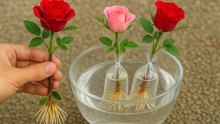Rooter 100 fois plus vite : la technique simple avec des pétales de rose !