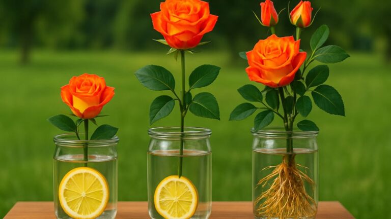 Développez 200% de racines en une nuit avec cette méthode simple pour boutures de roses !