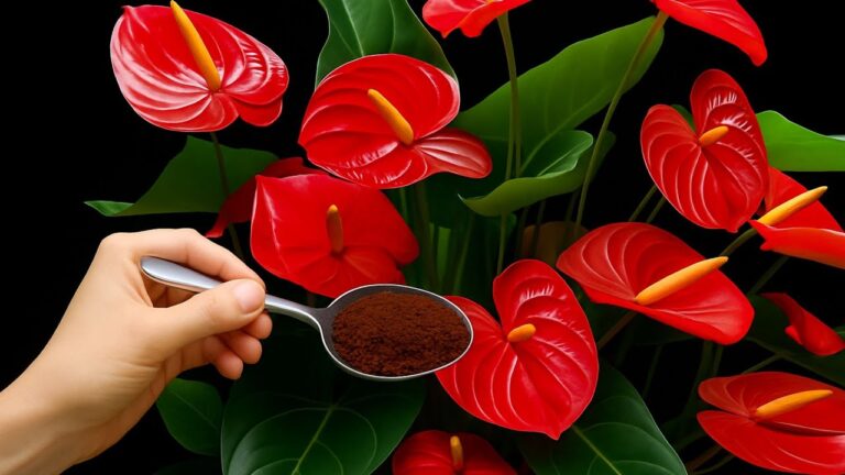 Faites fleurir votre Anthurium : 1 cuillère pour des résultats incroyables !