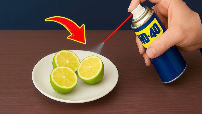 Transformez 5 problèmes quotidiens avec WD-40 et citron : des résultats surprenants !