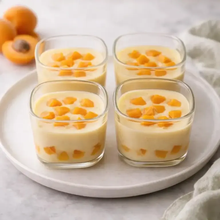 Crème vanille aux abricots sans cuisson : délicieuse et facile à réaliser