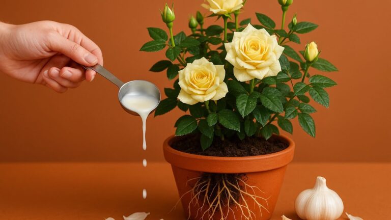 Transformez 1 cuillère en une rose aux milliers de racines en une nuit !