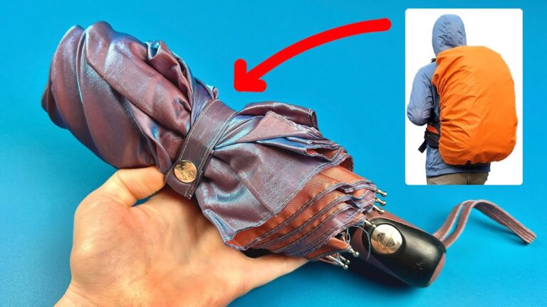 Protégez votre sac avec ces 5 astuces pour réutiliser un vieux parapluie !