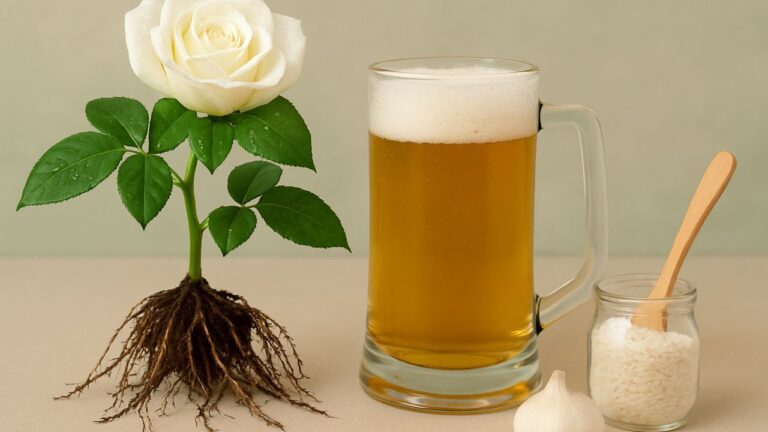 3 astuces pour faire enrayer vos boutures de roses avec de la bière !