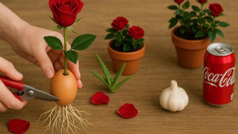5 étapes simples pour propager des roses avec des œufs facilement !