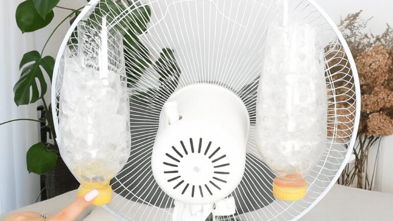 Fabrique un climatiseur maison efficace avec seulement 2 bouteilles à petit prix !