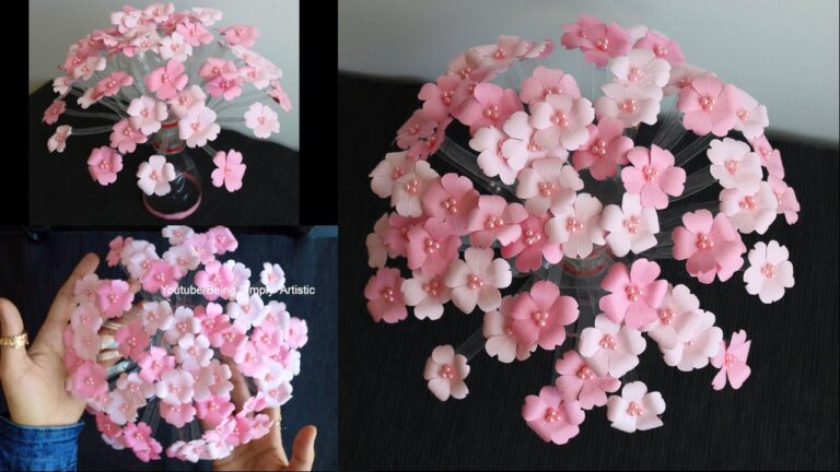 Transformez 5 bouteilles en plastique en magnifiques vases fleuris DIY !
