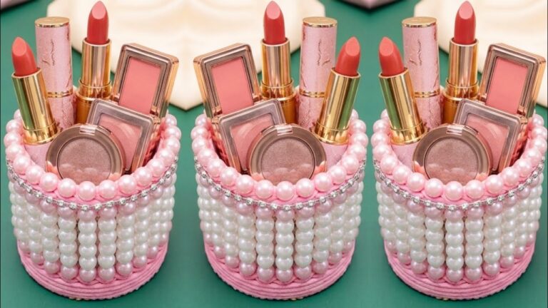 Transformez 5 perles en élégants porte-maquillage à offrir !
