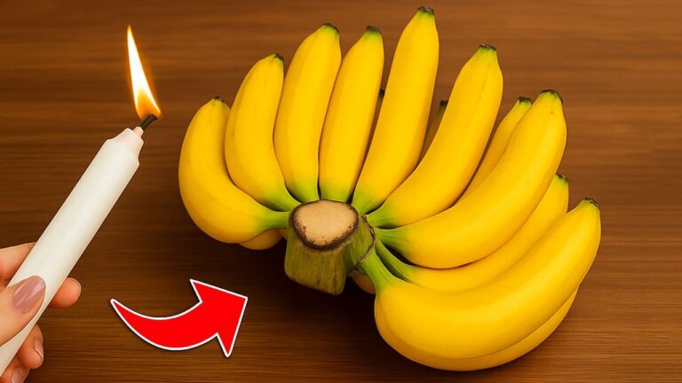 Conservez vos bananes fraîches pendant 30 jours avec ce truc inattendu !