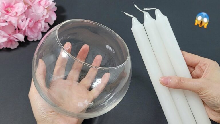 Admirez ces 5 idées déco DIY avec un bol en verre et une bougie !