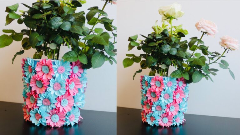 10 idées créatives pour fabriquer des pots de fleurs avec des déchets de papier