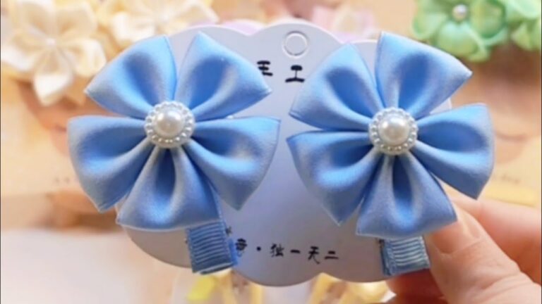 Créez 7 fleurs en ruban pour des pinces à cheveux magnifiques et faciles à réaliser !