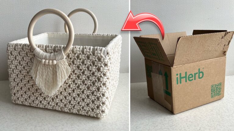 5 idées créatives pour utiliser vos paniers en macramé et maximiser votre rangement