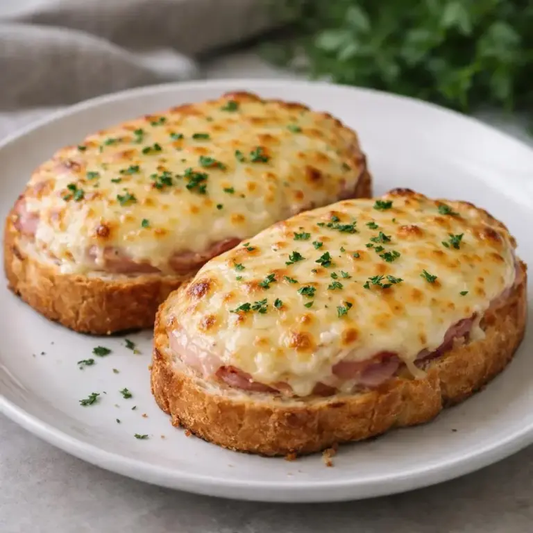 Tartines gratinées au jambon et fromage : le secret d&rsquo;une sauce onctueuse